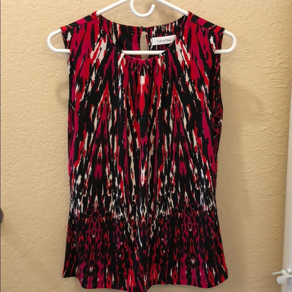 Calvin Klein sleeveless blouse